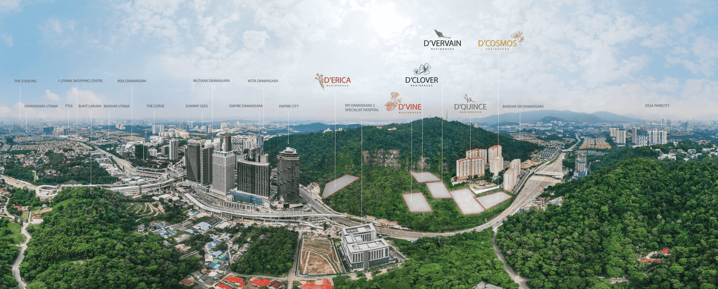 D'Erica Residences (A1)- 3 Bedroom + 2 Bathroom ( with balcony ) - Damansara Perdana, Petaling Jaya