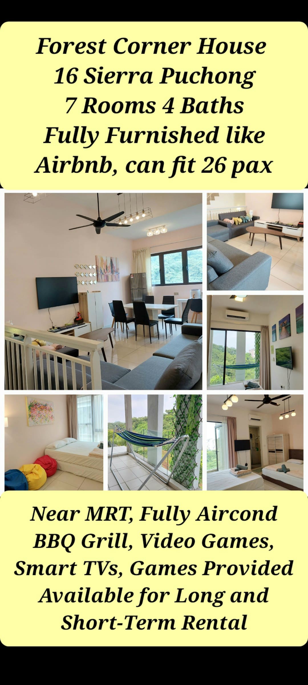 FOR RENT - N'Dira 16 Forest Corner House (Sierra MRT), Puchong