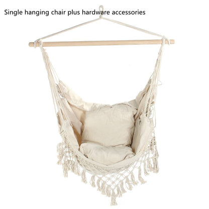 Bohemian Tassel Hammock Chair