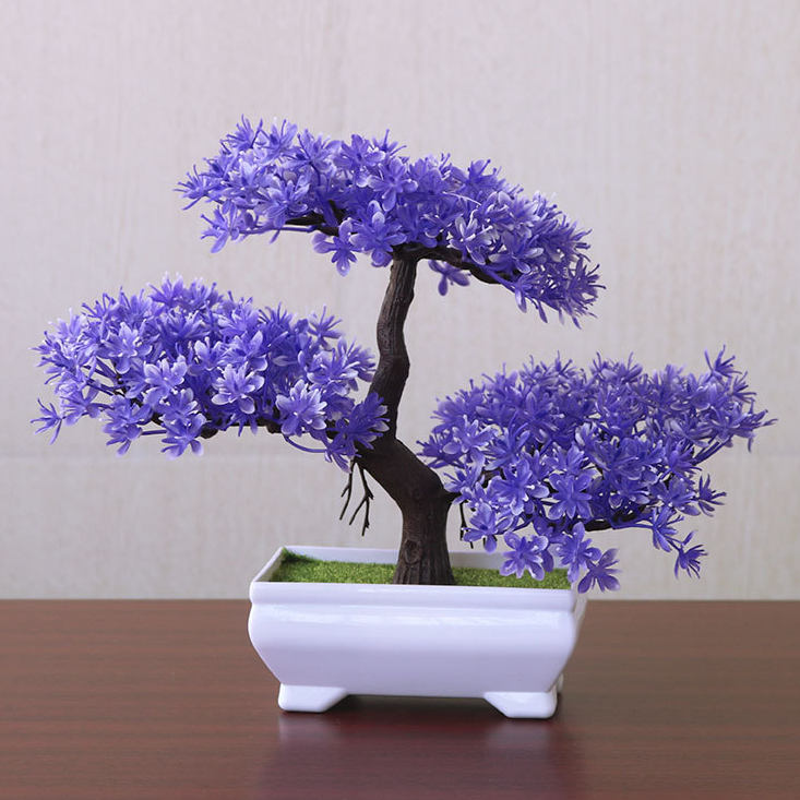 META SPACE GARDENS Artificial Bonsai Greeting Pine 19x25cm