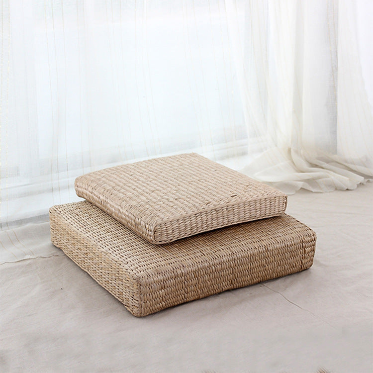 Traditional Tatami Straw Woven Cushion