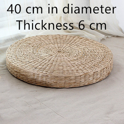 Traditional Tatami Straw Woven Cushion