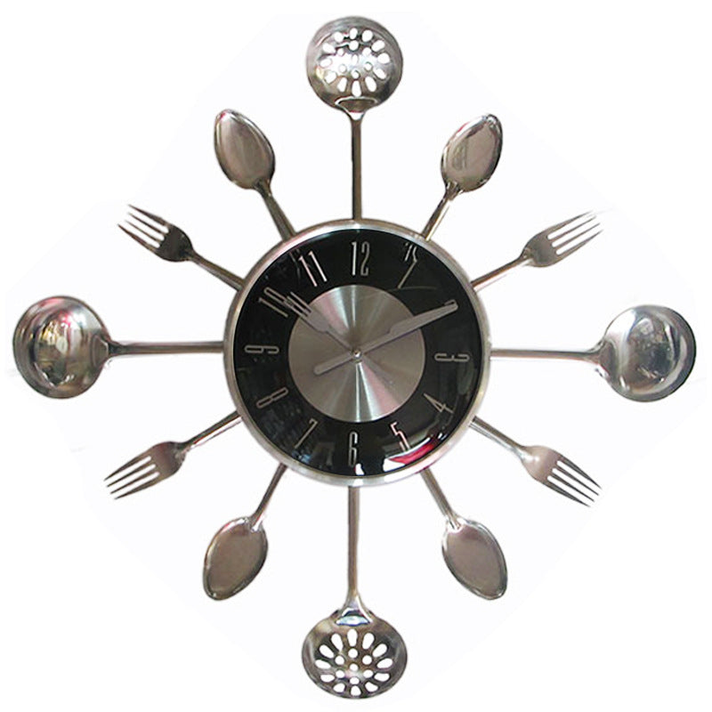 META SPACE KITCHEN Cutleries Wall Clock 460x15mm