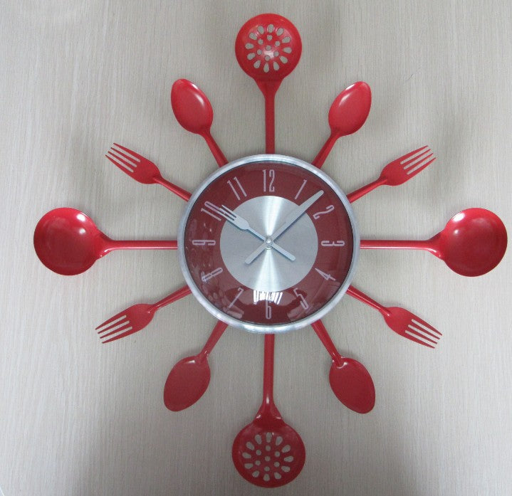 META SPACE KITCHEN Cutleries Wall Clock 460x15mm