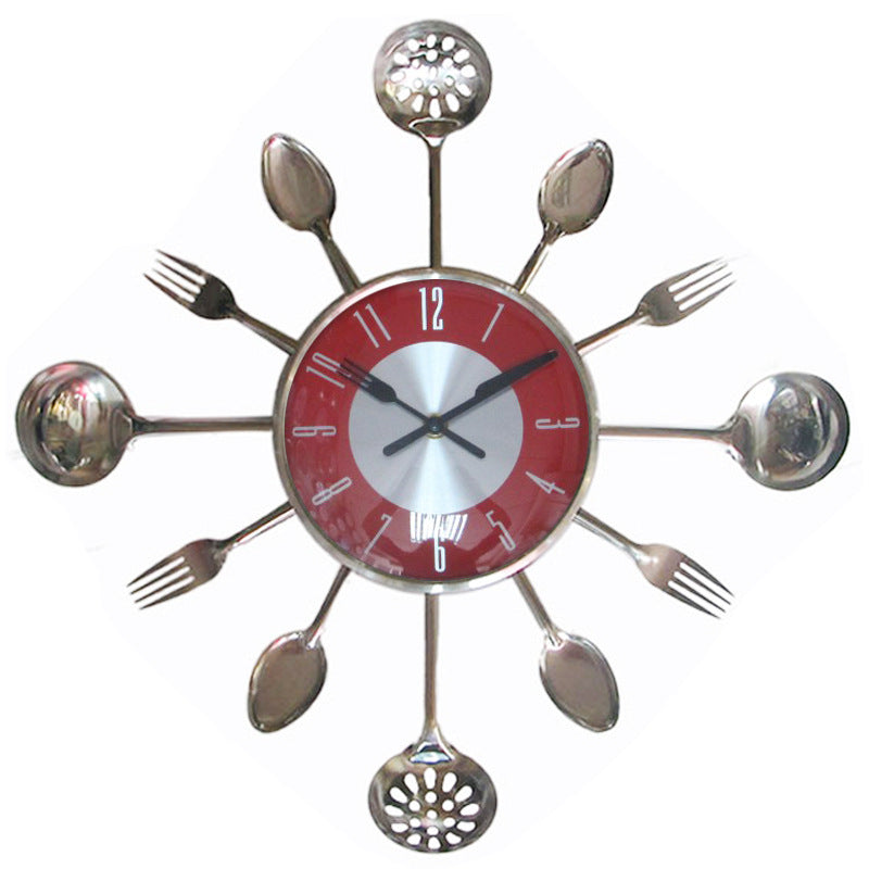 META SPACE KITCHEN Cutleries Wall Clock 460x15mm