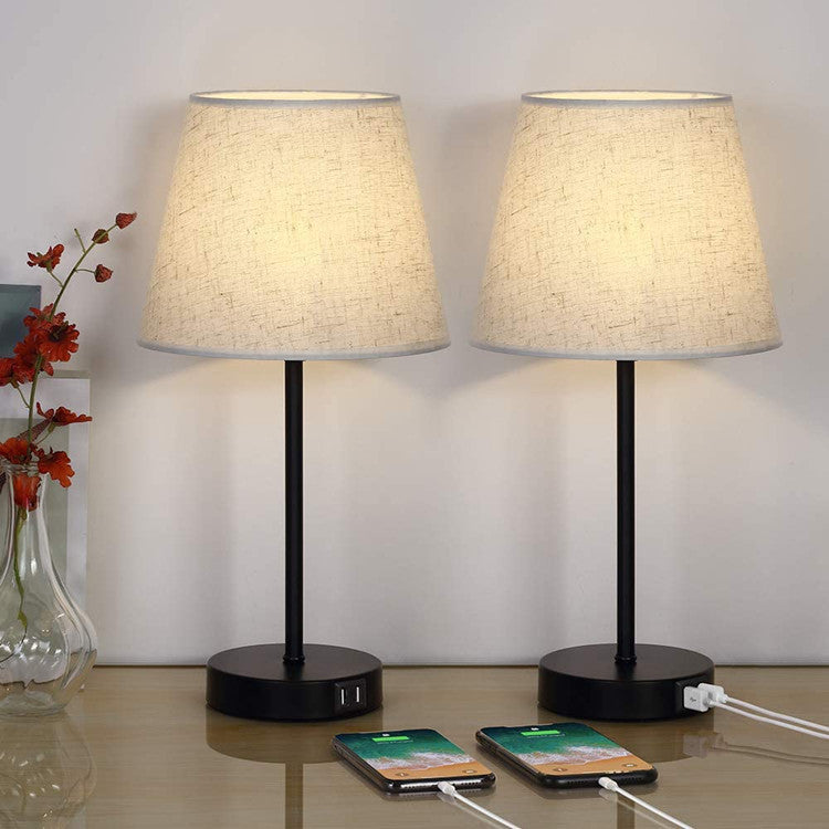 META CO LIVING Contemporary Bedside Table Lamp