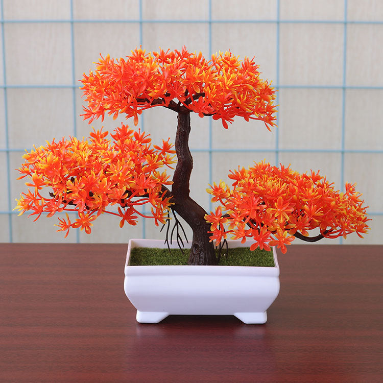 META SPACE GARDENS Artificial Bonsai Greeting Pine 19x25cm