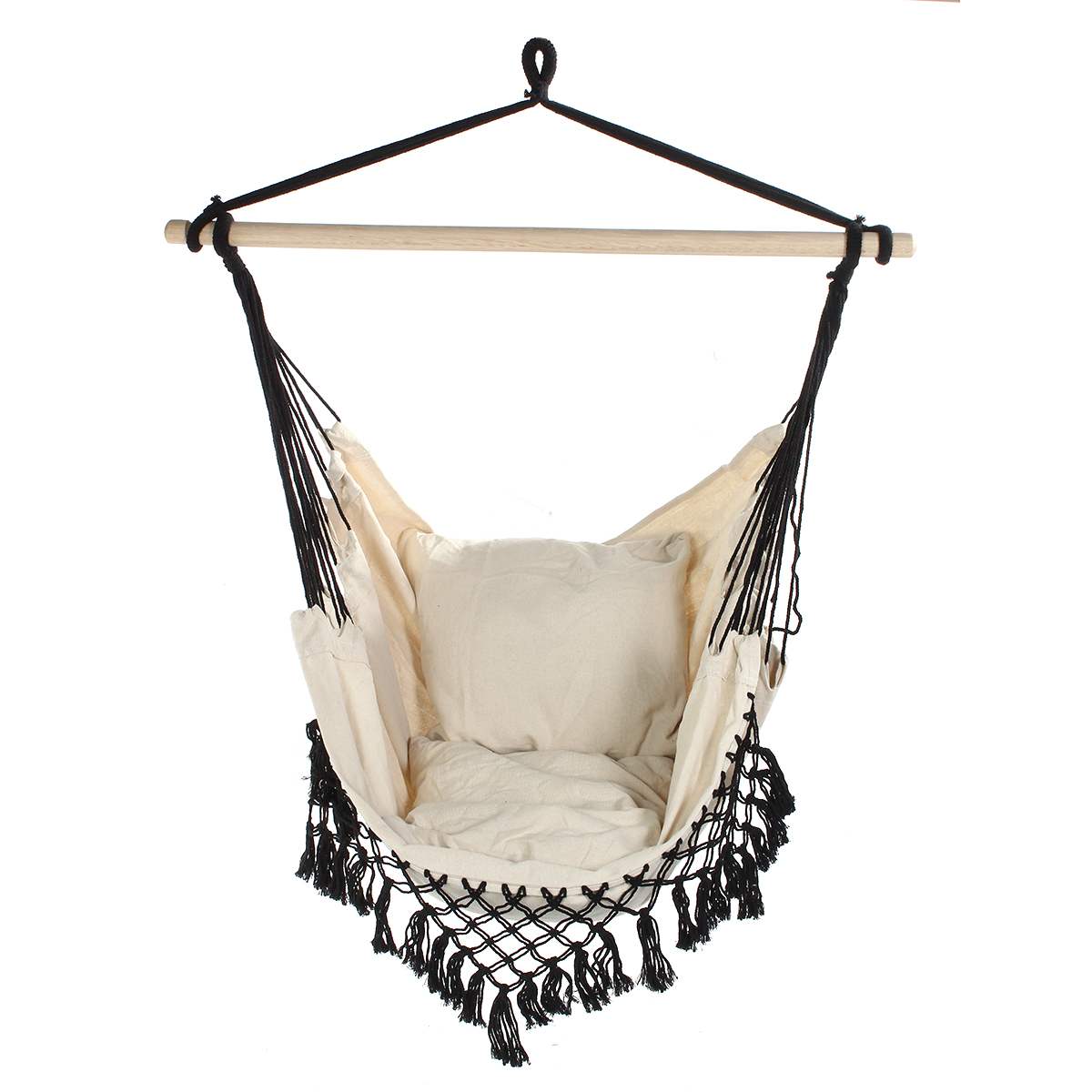 Bohemian Tassel Hammock Chair