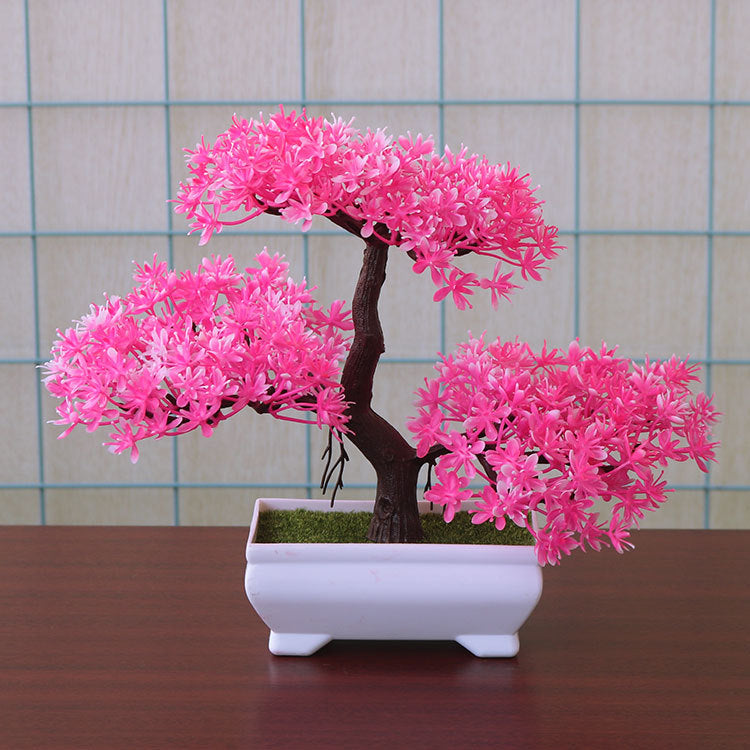 META SPACE GARDENS Artificial Bonsai Greeting Pine 19x25cm