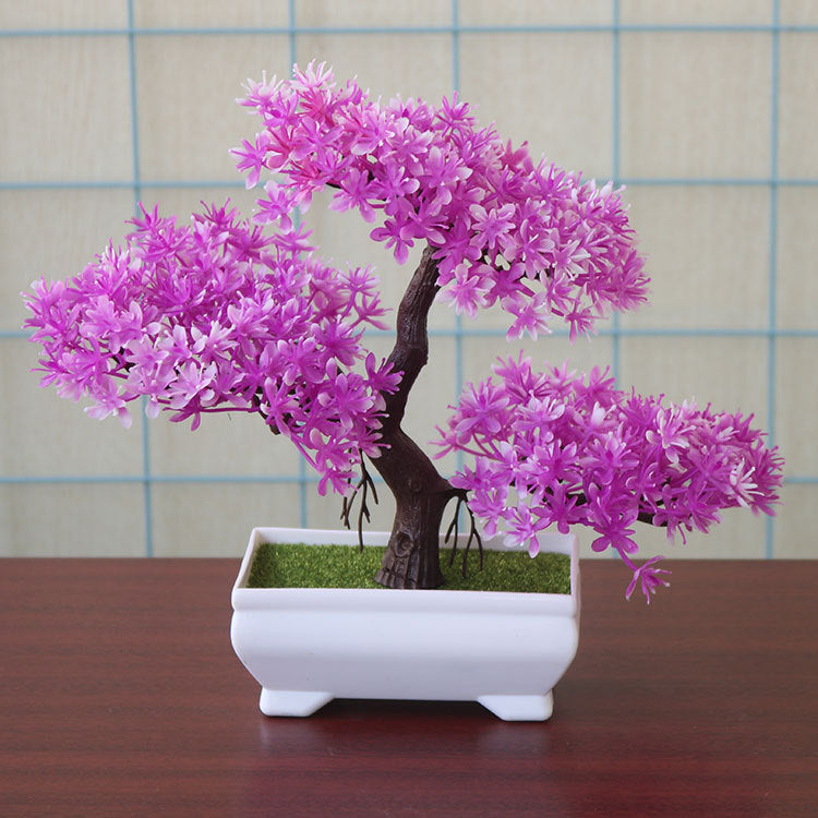 META SPACE GARDENS Artificial Bonsai Greeting Pine 19x25cm