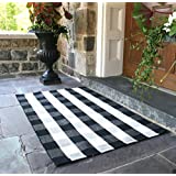 Classic Checkered Cotton Rug