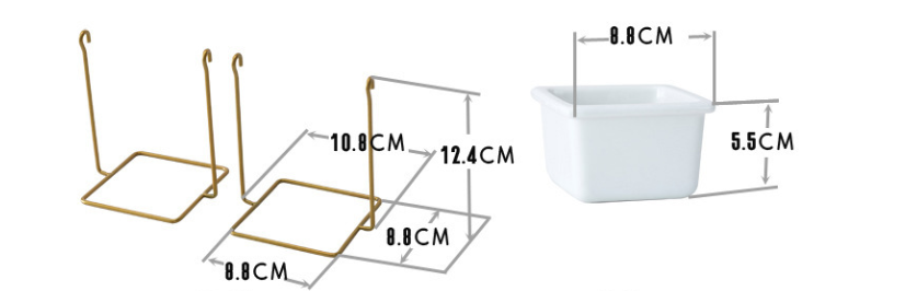 META SPACE GARDENS Swing Plant Pot