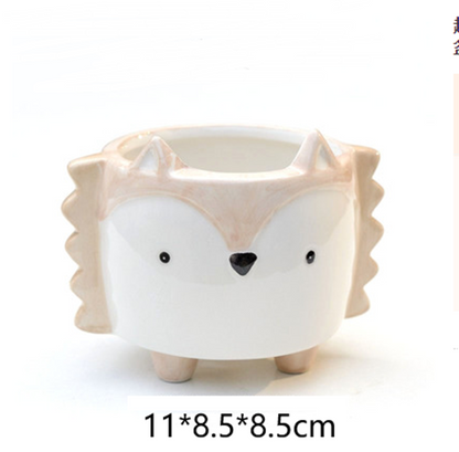 Animal Themed Ceramic Flower Pot