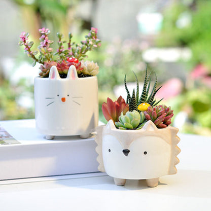 Animal Themed Ceramic Flower Pot