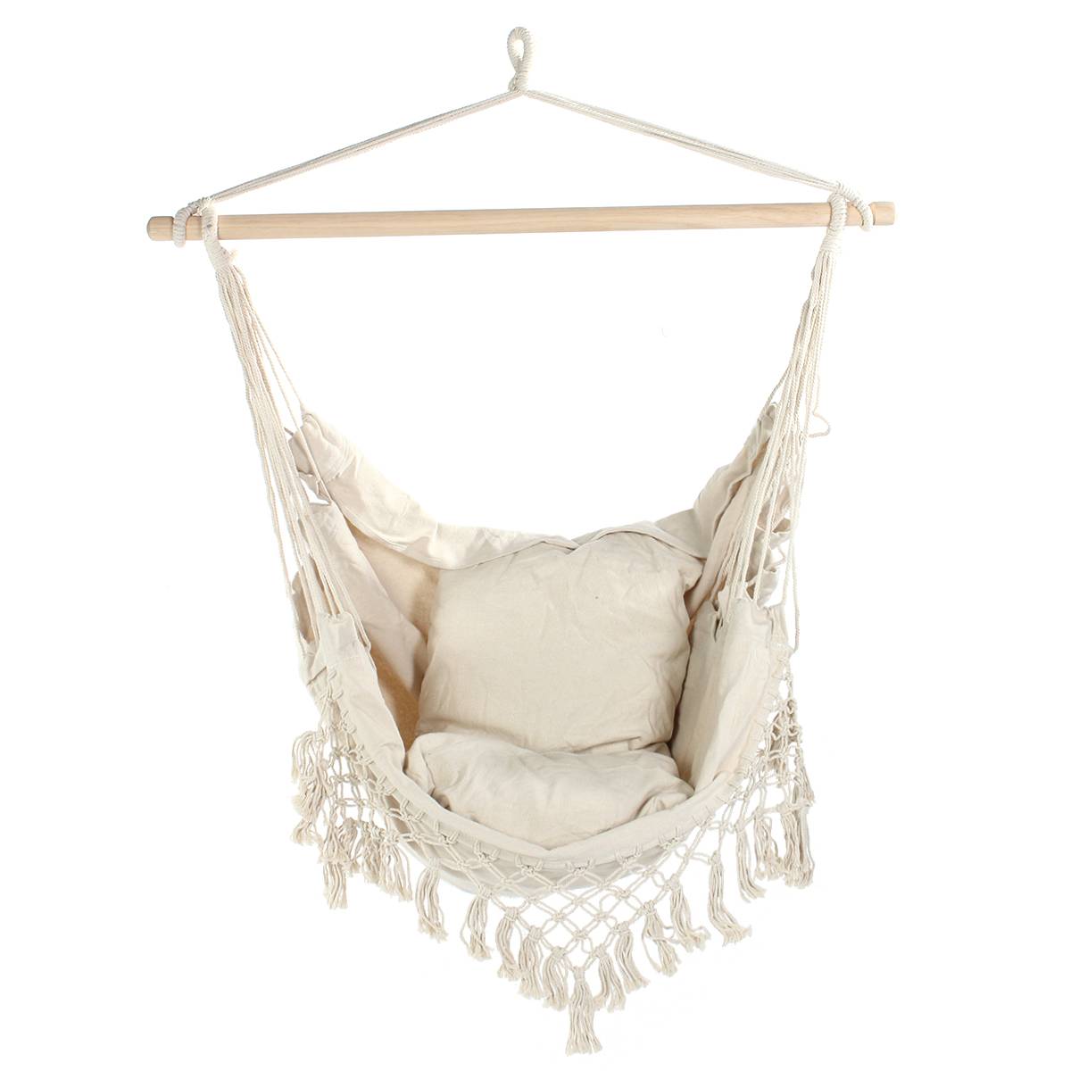 Bohemian Tassel Hammock Chair