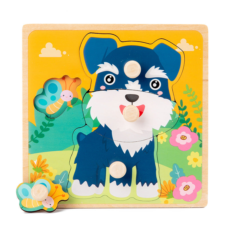 Cute Animal Wooden Puzzle