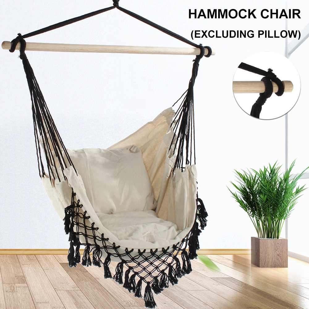 Bohemian Tassel Hammock Chair