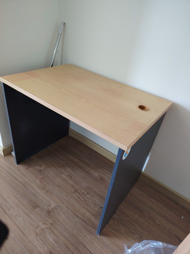Wooden light brown computer table
