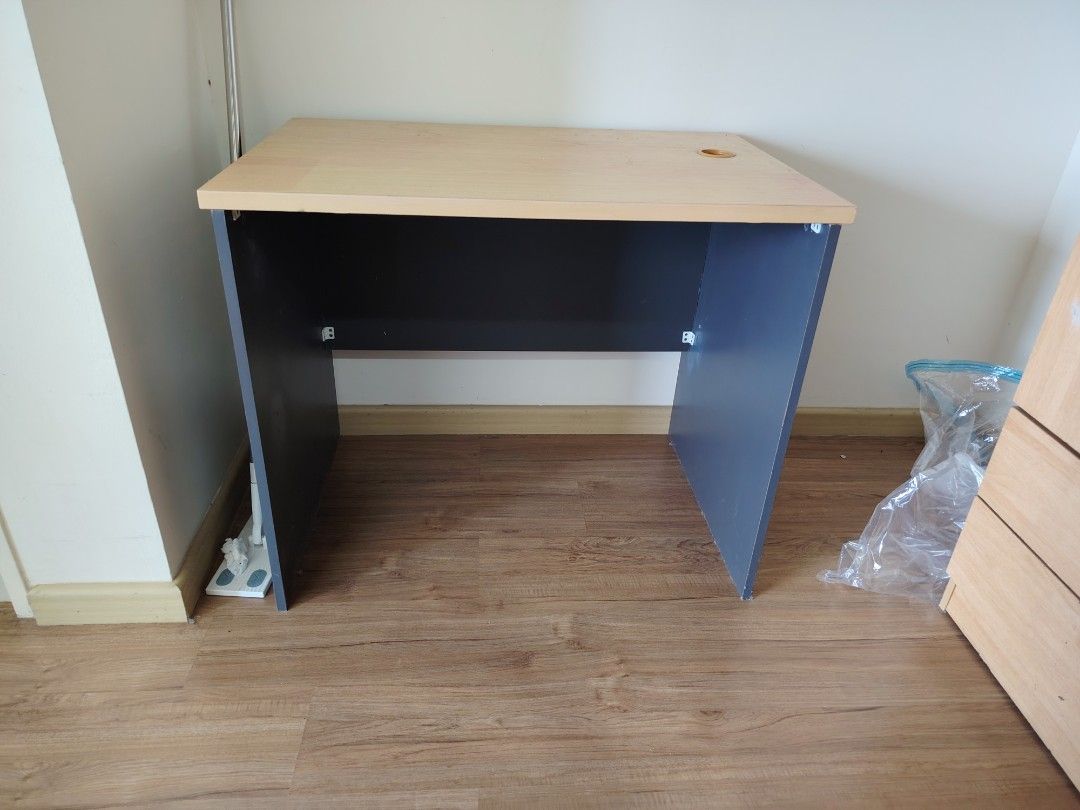 Wooden light brown computer table
